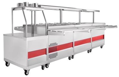 Прилавок холодильный ПВВ(Н)-70ПМ-01-НШ Линия самообслуживания