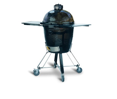 Гриль на мобильной подставке со складными столиками PRIMO ROUND (KAMADO)