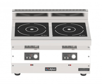 Плита индукционная 2-х конфорочная КИП-25Н-3,5 (500 серия) Abat