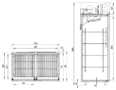 Шкаф холодильный Марихолодмаш Капри 1,12МВ