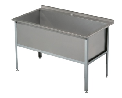 Ванна моечная односекционная Atesy типа ВМ с бортом Алента (большая)