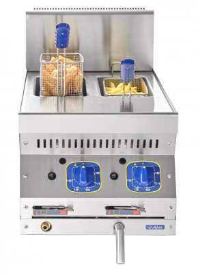 Газовая фритюрница кухонная Abat ГФК-40.2Н (700 серия)