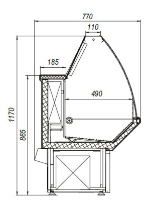 Витрина холодильная Марихолодмаш Нова ВХН-1,8