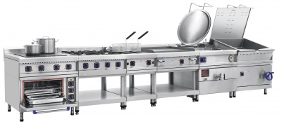 Газовый аппарат контактной обработки Abat ГАКО-90/1П-С-00 (1/2 гладкая - 1/2 рифленая) (900 серия)