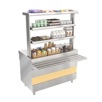 Прилавок нейтральный стол НС-1200-02-О без полок Ривьера