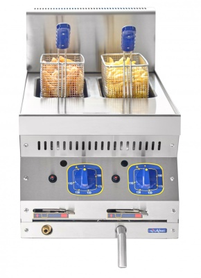 Газовая фритюрница кухонная Abat ГФК-40.2Н (700 серия)