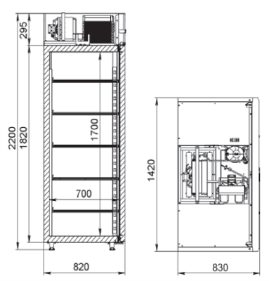 Шкаф холодильный ARKTO D1.4-Gc