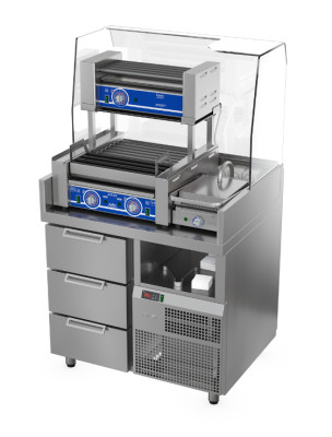 Станция для бургеров и хот-догов БАВАРИЯ БХС-900.700-02 плюс