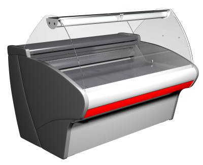 Витрина холодильная Carboma ВХС-1,25 G110 (G110 VM 1,25-1) BAVARIA