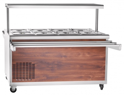 Прилавок холодильный ПВВ(Н)-70ПМ-01-НШ Линия самообслуживания