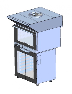 Зонт вытяжной встраиваемый Abat ЗВВ-4-6/4